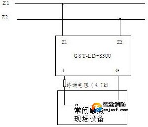 模塊與具有常閉無源觸點的現(xiàn)場設備連接方法