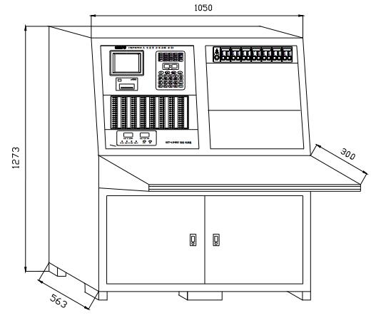 海灣JB-QT-GST5000火災報警控制器尺寸大小