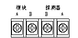 微機(jī)調(diào)制器接線端子示意圖